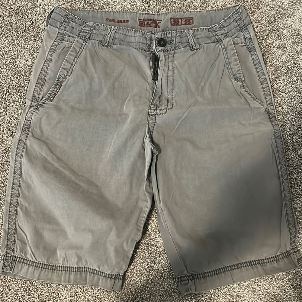 Buckle Black Shorts